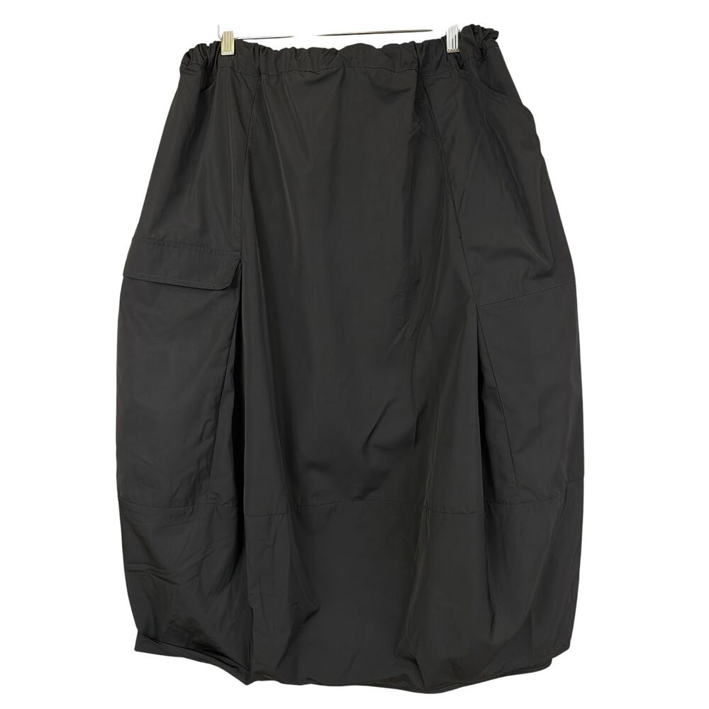 Beau Jours Chalet USA  Black Two Pocket Balloon Maxi Skirt XL